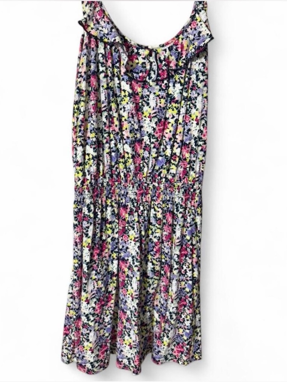 Express Multicolor Floral Circle Skirt